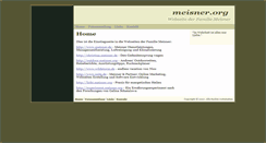 Desktop Screenshot of meisner.org